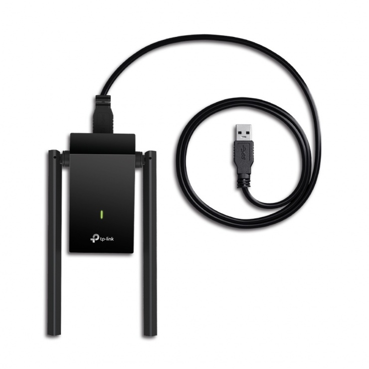 Imagine Placa retea Wireless USB 3.0 AC1300, TP-LINK Archer T4U Plus